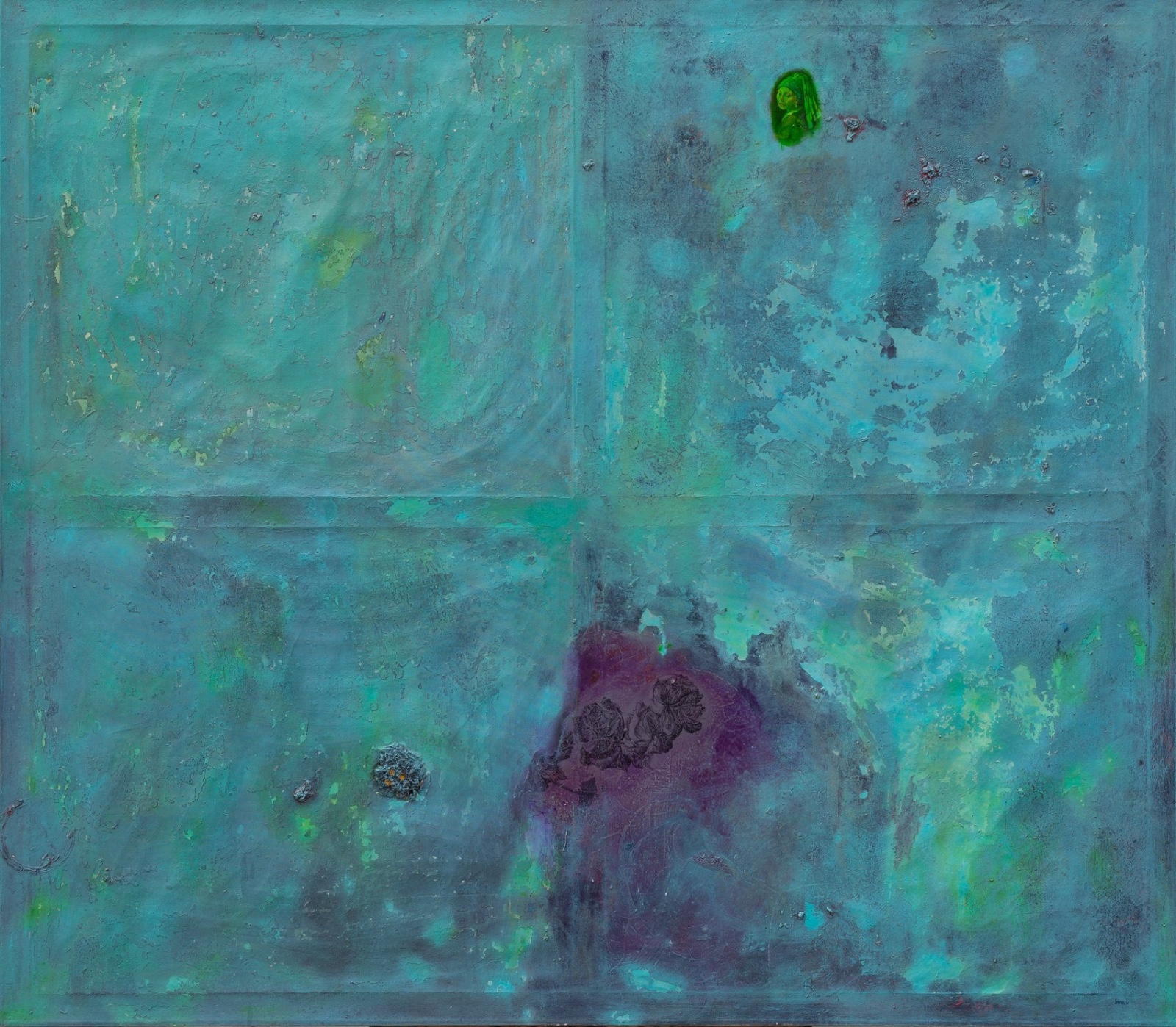 The invasion of the intruder, oil on canvas, 140x160cm, 2020